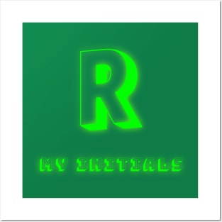 Letter R Letter Art Posters and Art